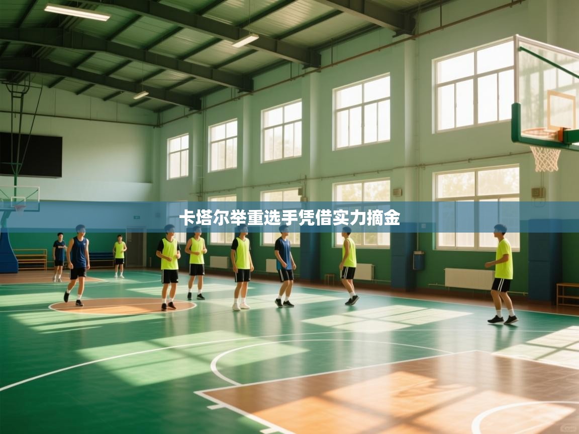 卡塔尔举重选手凭借实力摘金  第1张