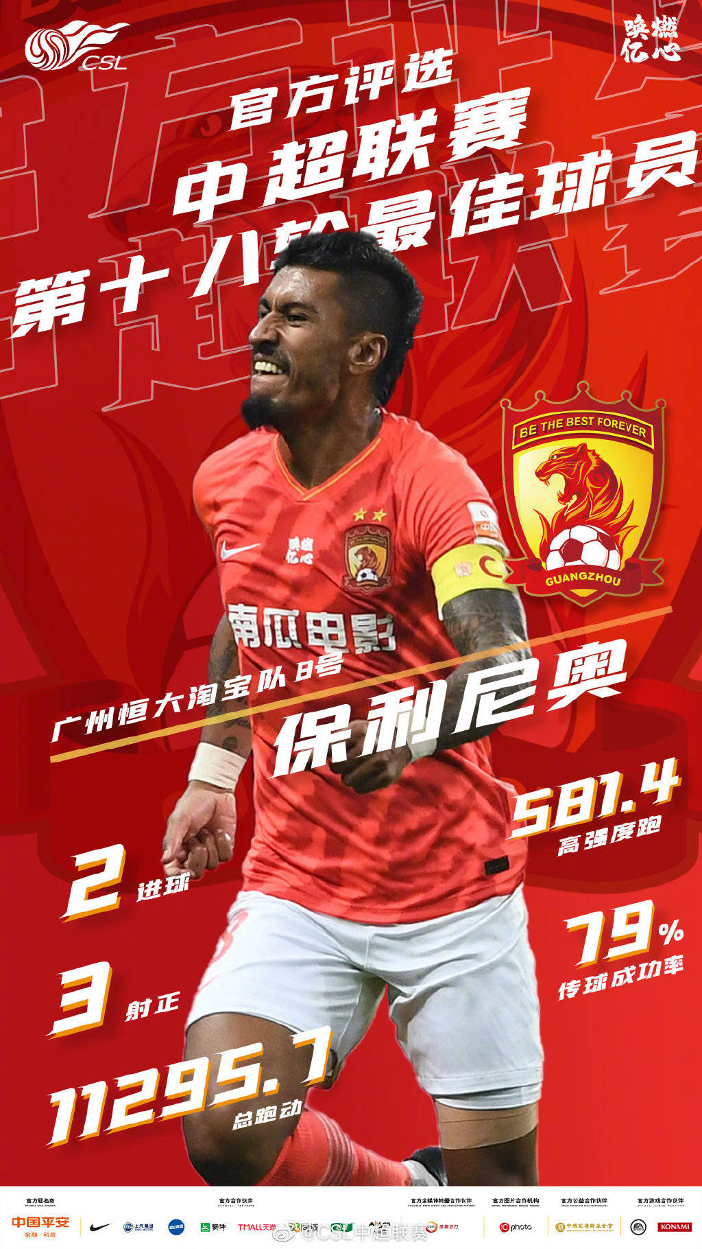 保利尼奥连斩两球，助北京国安取胜